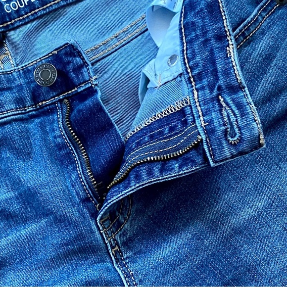 Gap Straight Cuff Crop Coupe 3/4 Droite Mid Rise Jeans Size 6R - Picture 5 of 12